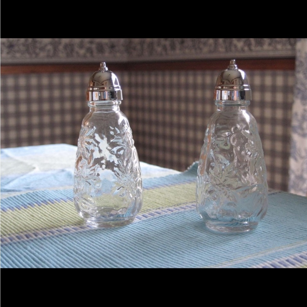 Princess House Fantasia Salt and Pepper Shakers #542